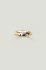 EMERALD CUT SAPPHIRE RING