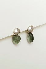 MOSS AQUAMARINE DROP EARRING