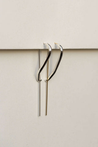 LARGE SAFETY PIN EARRING