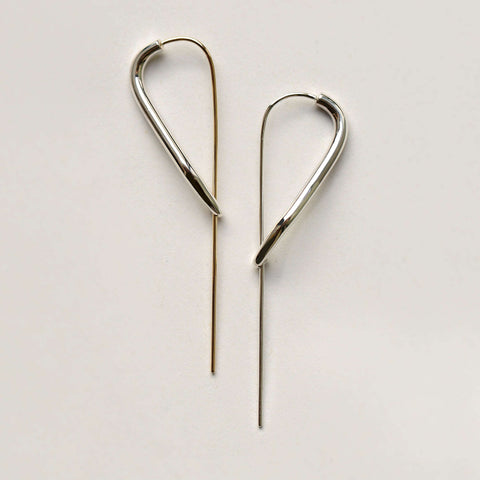 LARGE SAFETY PIN EARRING