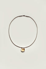 RECTANGULAR CITRINE NECKLACE