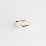 PAIRED WHITE DIAMOND RING