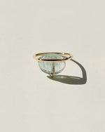BANDED AQUAMARINE RING