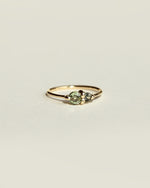 PAIRED SAPPHIRE AND TOURMALINE RING