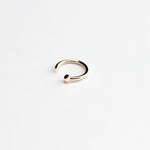 ESSENTIAL DOT GOLD HOOP EARRING
