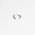 ESSENTIAL DOT SILVER HOOP EARRING - MIRTA jewelry
