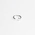 ESSENTIAL DASH SILVER HOOP EARRING - MIRTA jewelry
