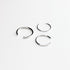 ESSENTIAL OPEN BAND SILVER RING - MIRTA jewelry