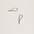 SMALL SAFETY PIN SILVER EARRING - MIRTA jewelry