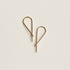 MEDIUM SAFETY PIN GOLD EARRING - MIRTA jewelry