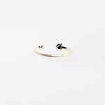 REVERSE BLACK DIAMOND RING