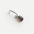 SMOKY QUARTZ HUG EARRING - MIRTA jewelry