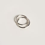 SILVER LOVERS RING