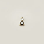 BLACK AND WHITE DIAMOND STUD