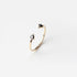 REVERSE DOUBLE BLACK DIAMOND RING - MIRTA jewelry