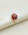 BANDED GARNET RING - MIRTA jewelry