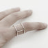 SILVER PERSONAL ARMOR 02 RING - MIRTA jewelry