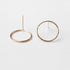 GOLD CIRCLES EARRINGS - MIRTA jewelry